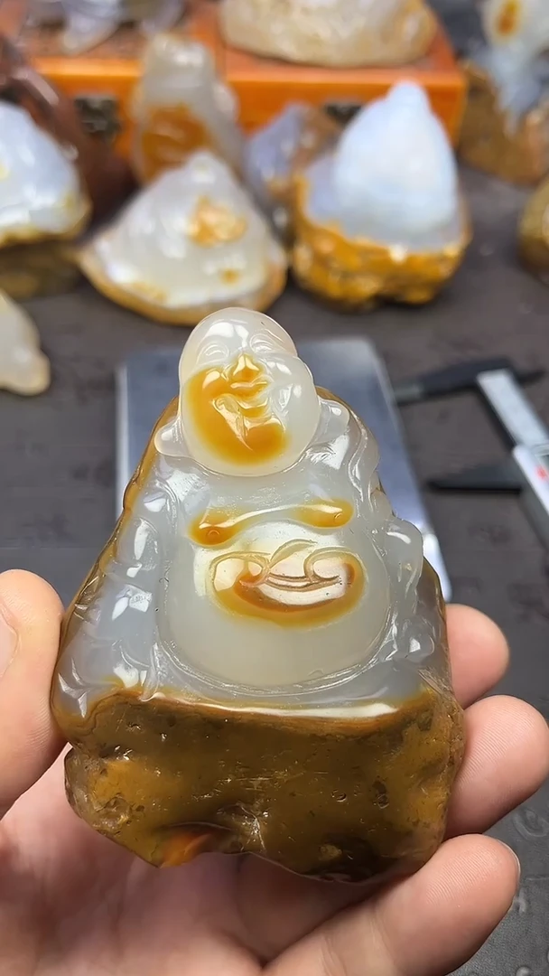 【闪购商品】玛瑙/玉髓手把未镶嵌1