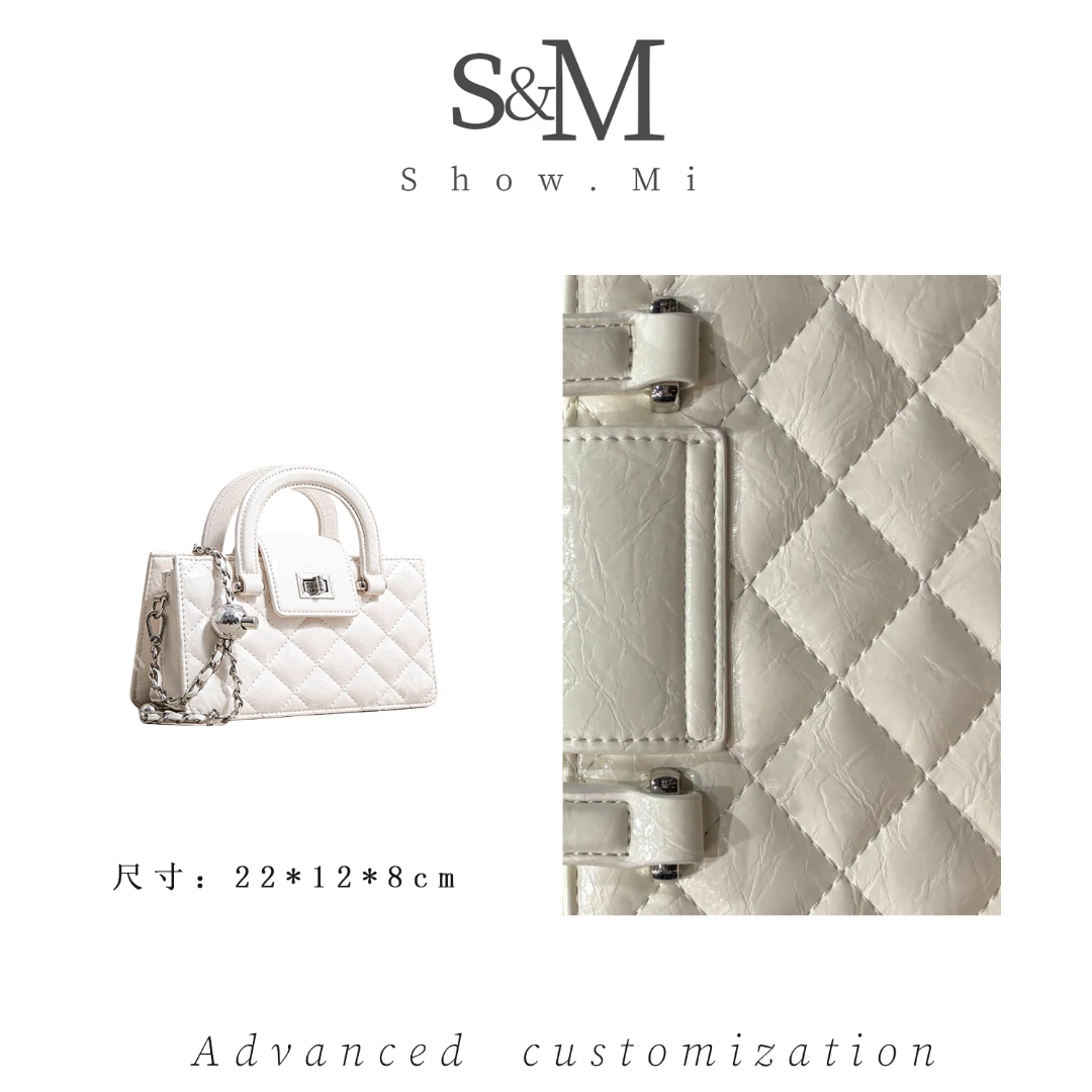 【Show Mi】SK-82982-优雅白-轻奢小众时尚百搭女士包包sm