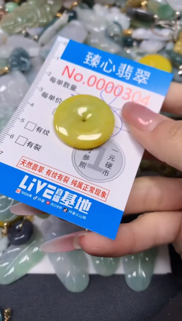 【闪购商品】翡翠颈饰未镶嵌含绳000304