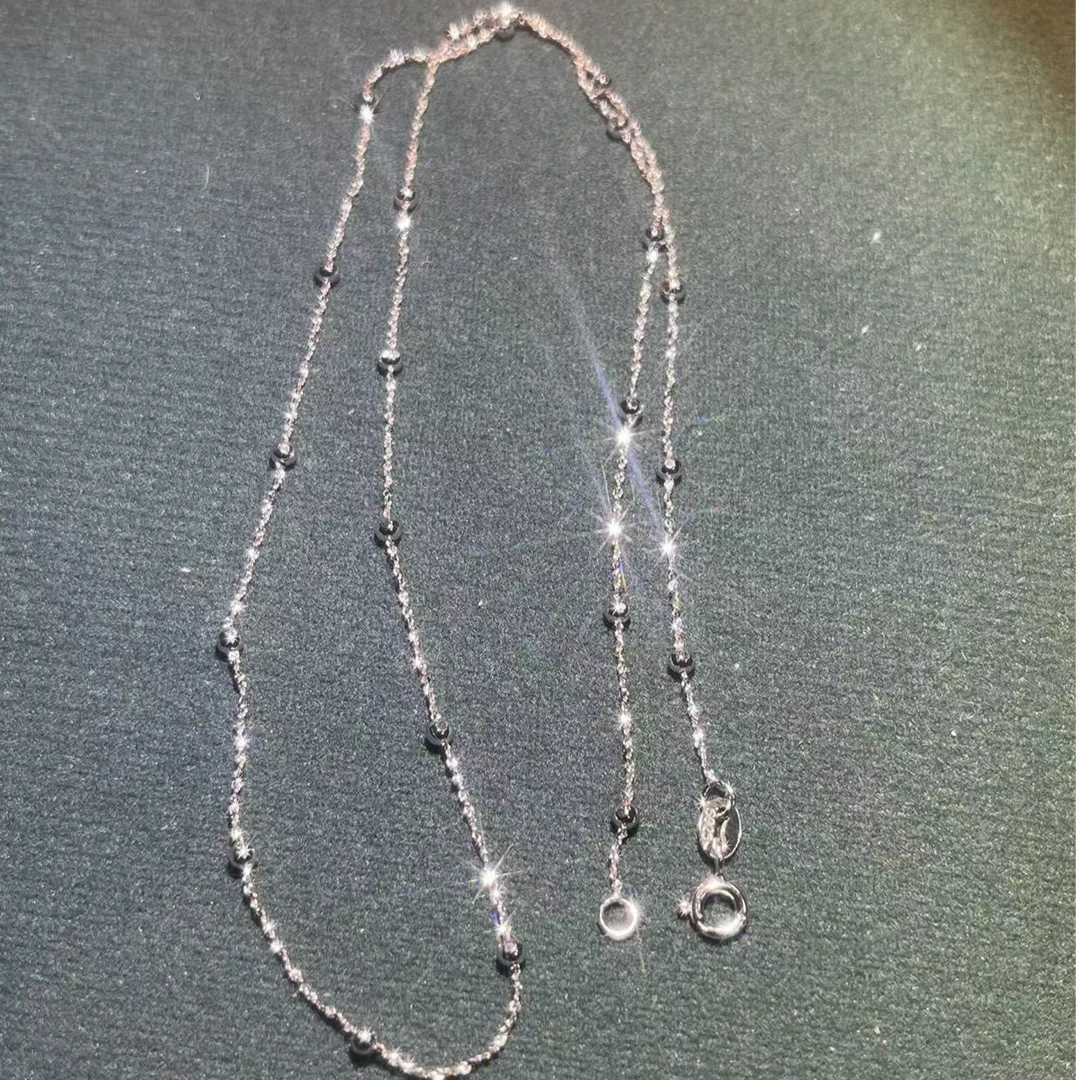 s8567白色满天星项链多样性发货