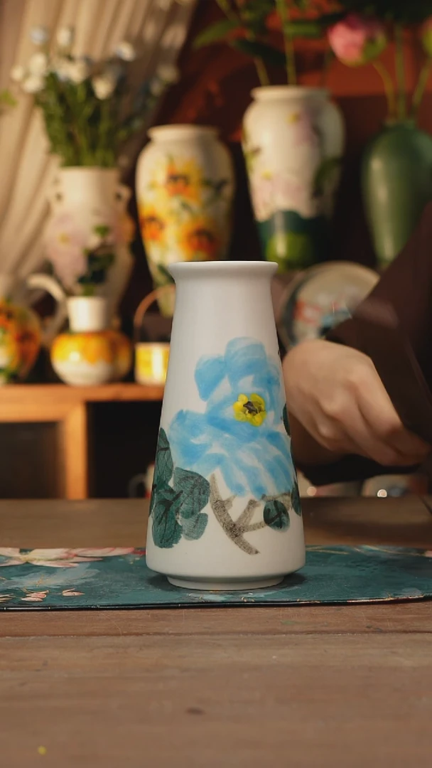 瓶景德镇手绘陶瓷餐具手工陶瓷