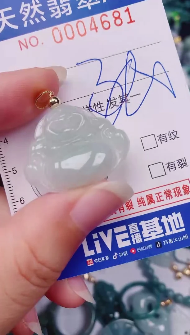 颈饰未镶嵌翡翠00004681