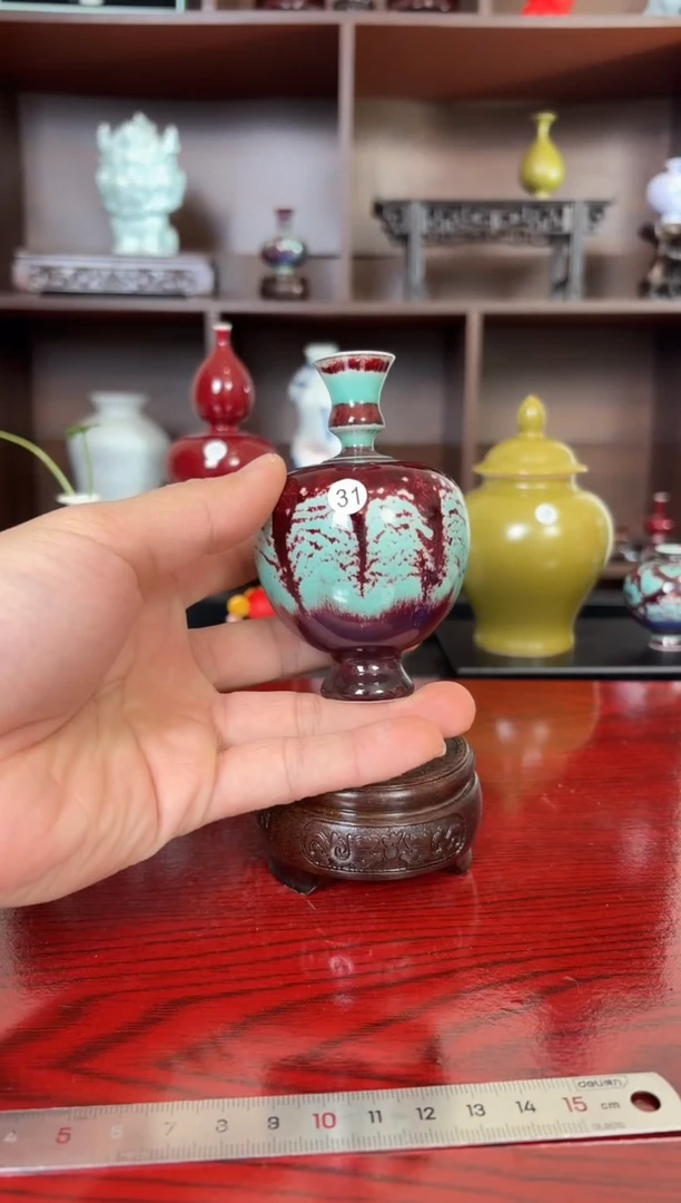 摆件瓷12.27晚微瑕小花瓶摆件31