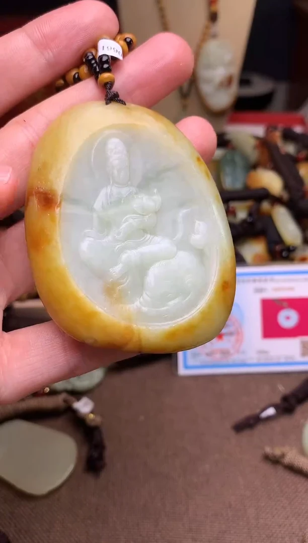 颈饰未镶嵌和田玉新疆料青海料清水和田玉吊坠