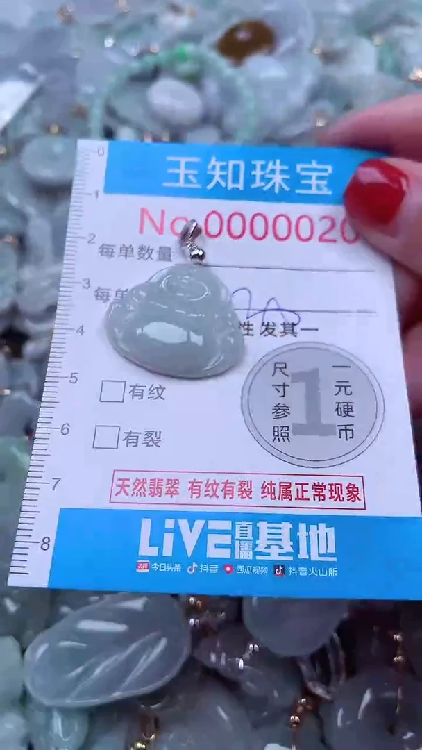 吊坠(不含链)未镶嵌翡翠20