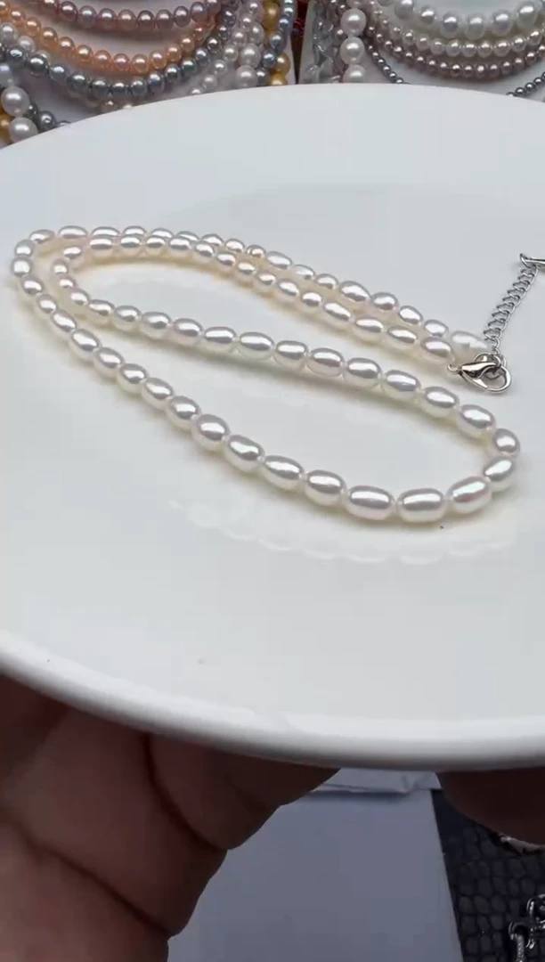 淡水珍珠未镶嵌颈饰1