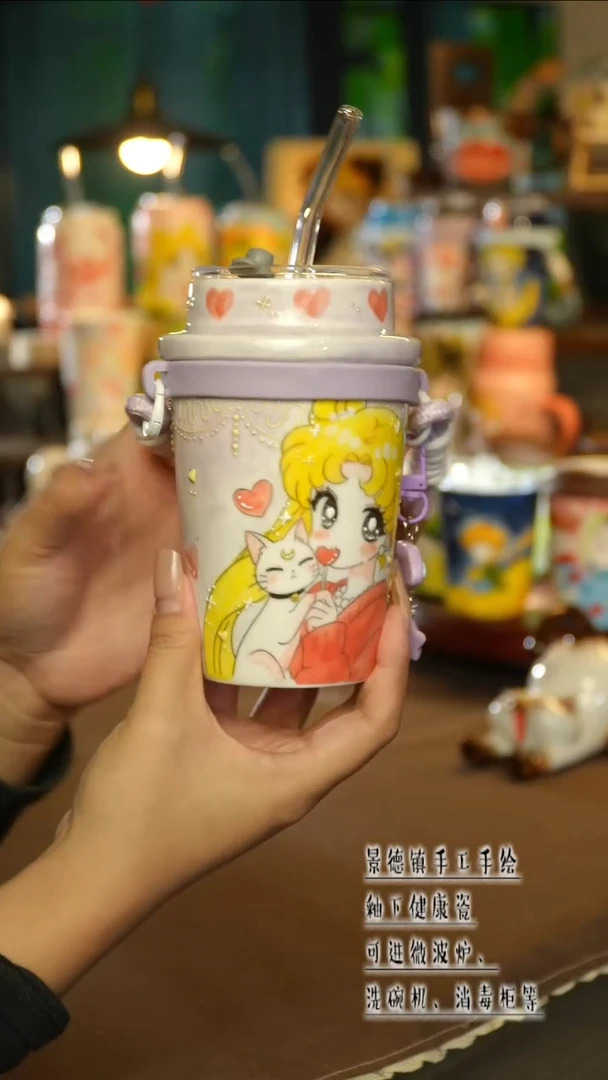 景德镇陶瓷手工手绘&A154