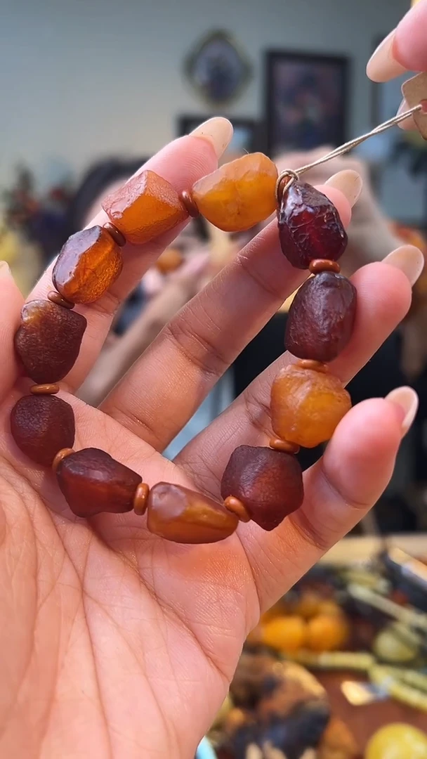 手串琥珀未镶嵌手串
