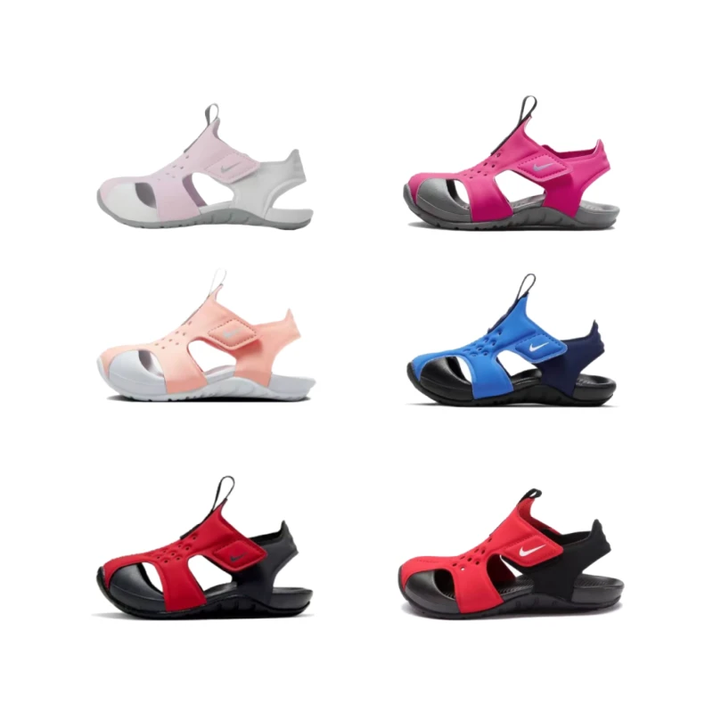 耐克Nike(21-35码)男女童包头凉鞋儿童夏季透气软底休闲运动鞋