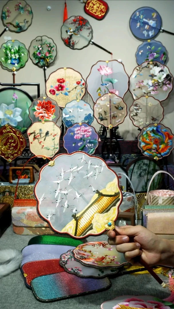 刺绣纯手工苏绣艺术品