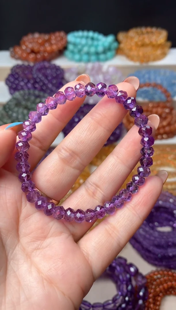 未镶嵌手串紫晶10.4