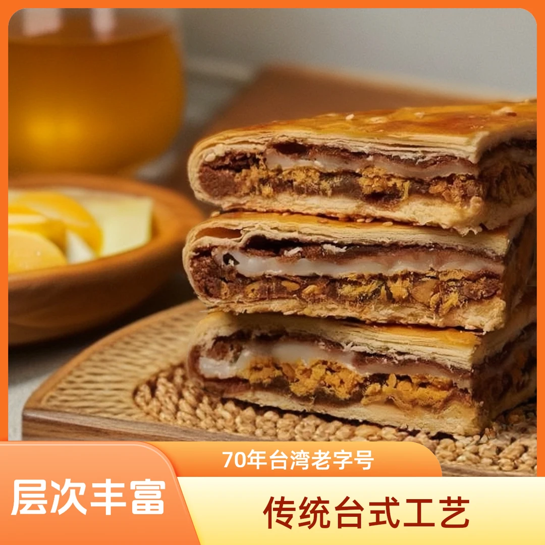 凤城台式宝岛团圆鸳鸯饼月饼喜饼中秋高端送礼中秋推荐好物