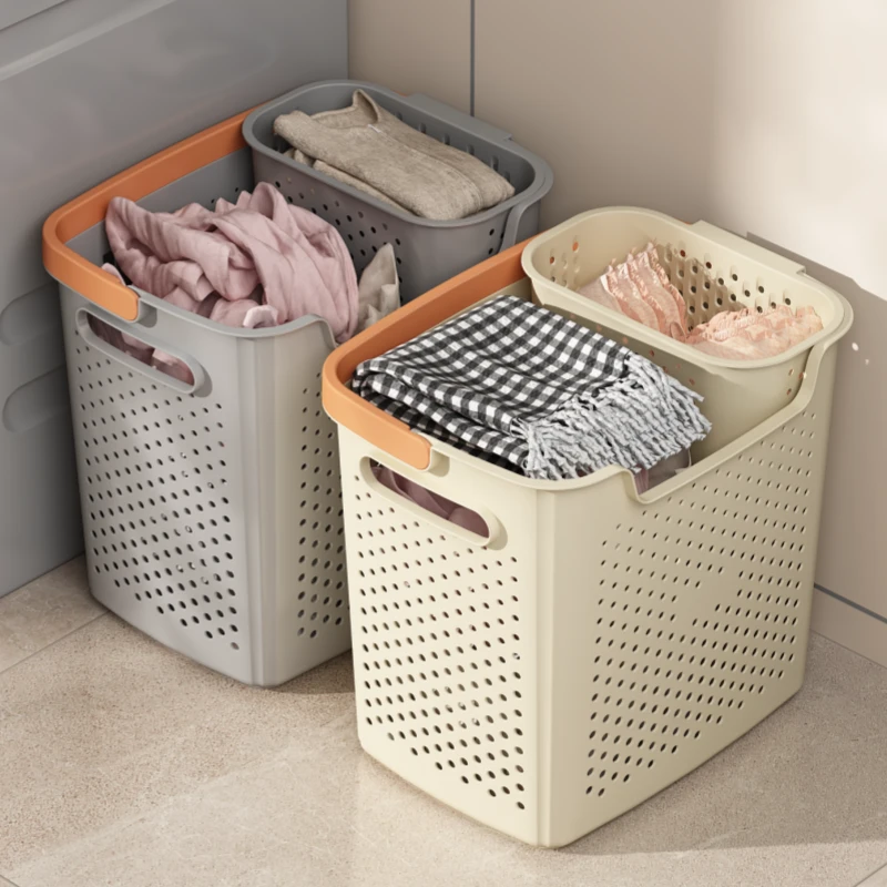 大容量脏衣篓家用浴室洗衣篮卫生间收纳筐放衣神器镂空高颜值