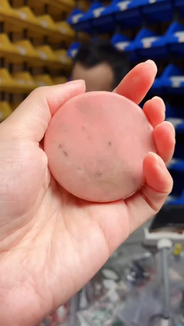 未镶嵌蔷薇辉石镯心344