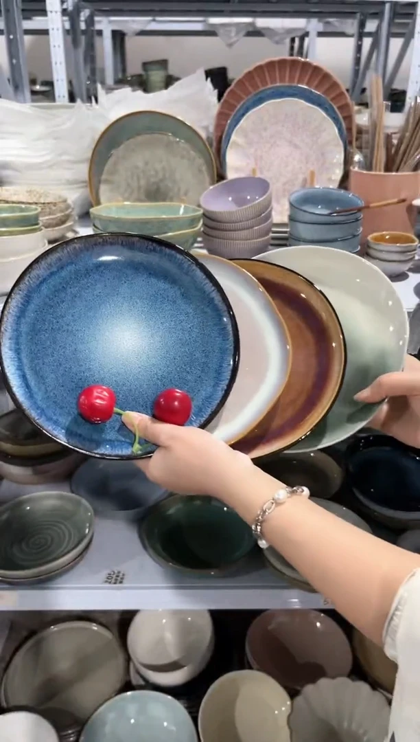 【闪购商品】瓷片外贸尾货瑕疵满20包邮X4 小盘组合