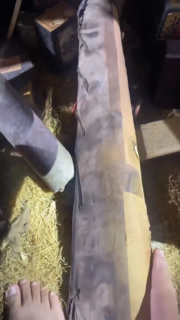 香榧木（1个长长牛皮桶0