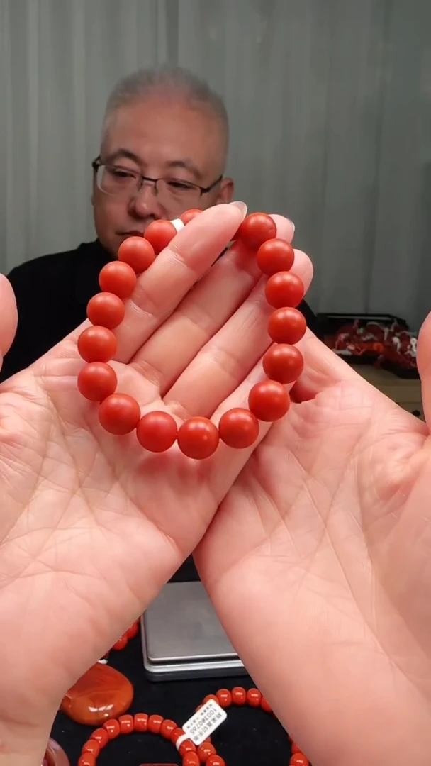 未镶嵌多样性发一件南红玛瑙11mm保山哑光阿东寨圆珠单圈