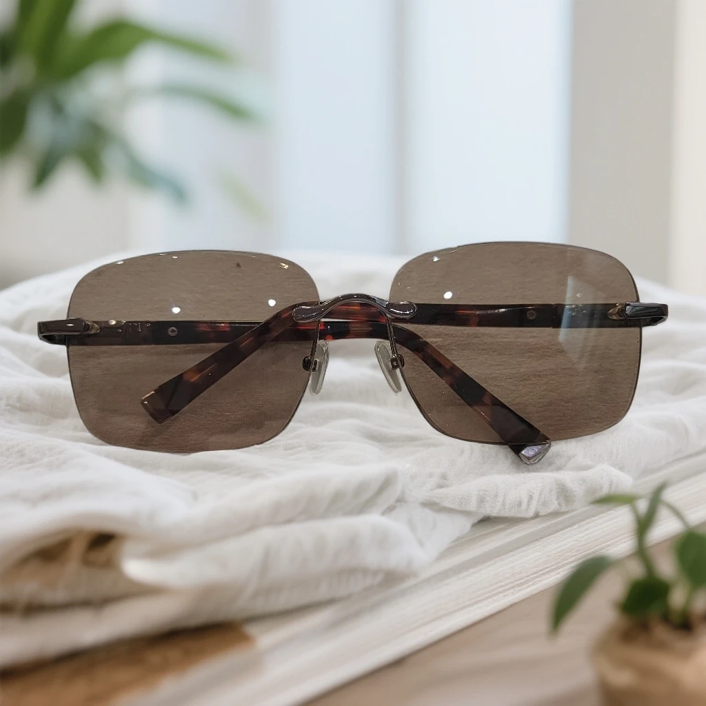 精品茶色眼镜适合大脸型