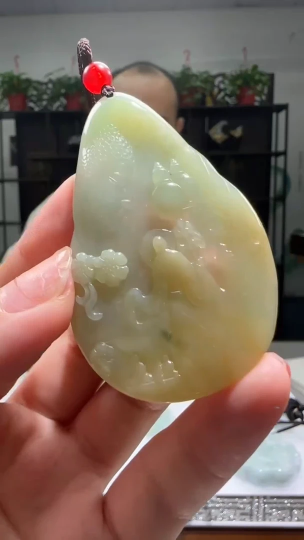 【闪购商品】翡翠颈饰未镶嵌天然翡翠A货吊坠