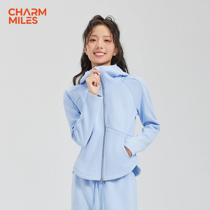 CHARM MILES【ZB】修身款休闲百搭卫衣套装秋季上新女款