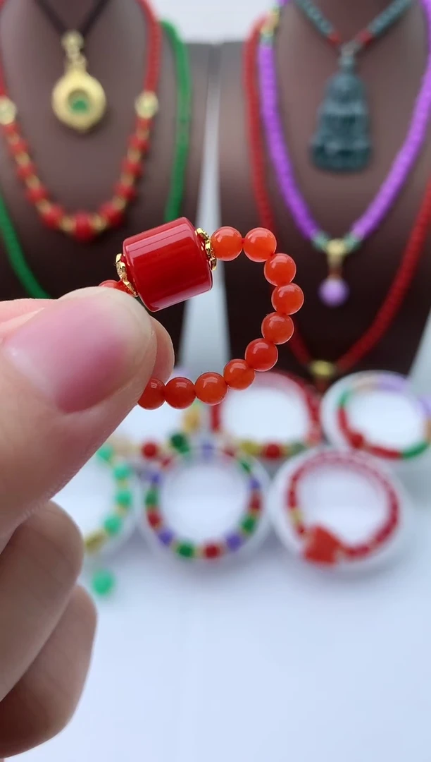 【闪购商品】翡翠戒指14K金镶嵌J19戒指