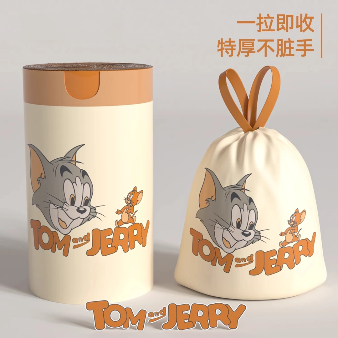 免撕垃圾袋家用加厚手提式抽绳清洁袋大号厨余厨房专用办公室特厚