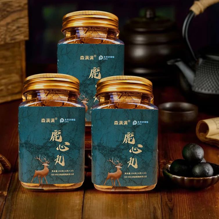 吉林双阳 鹿心丸250g瓶3个