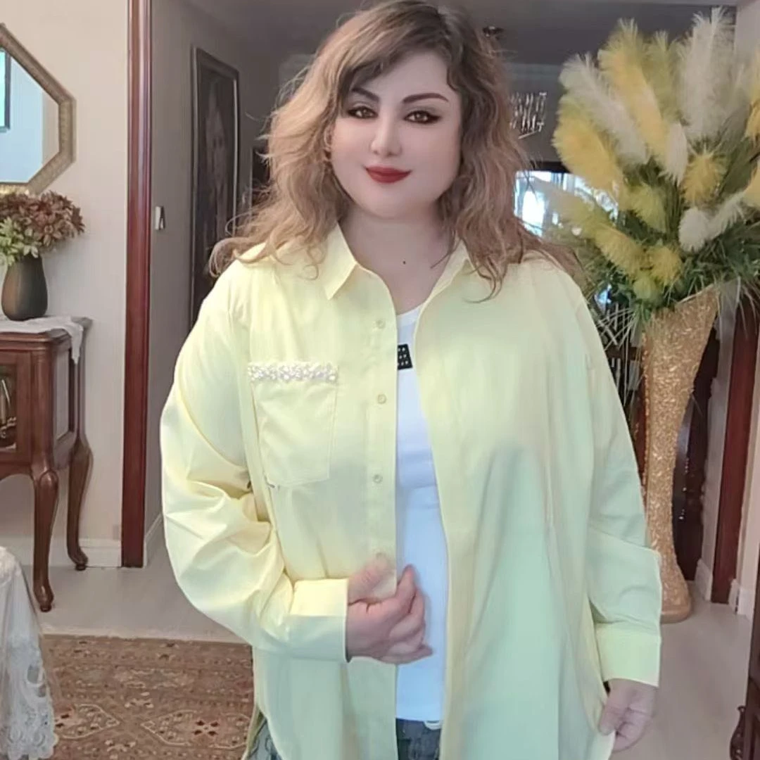 长款衬衣衬衫气质