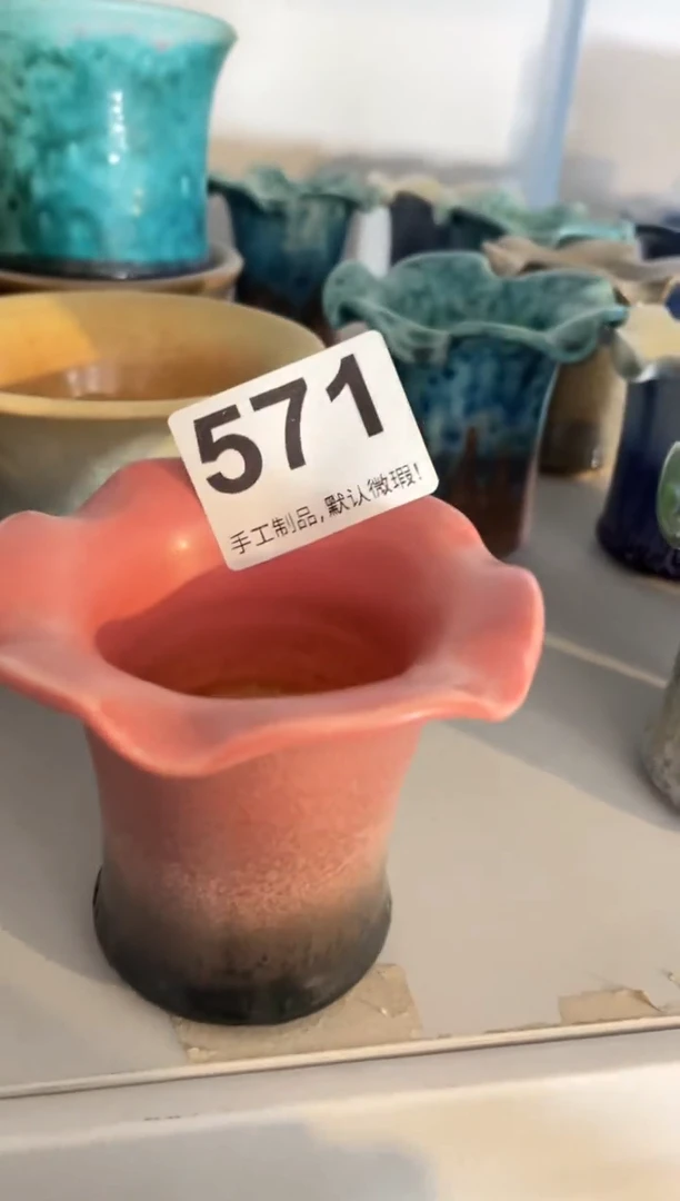 瓷片吞****吐571知木小芳花盆