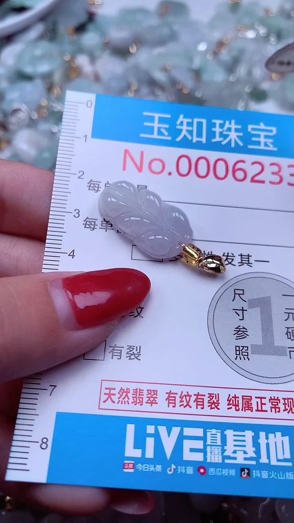 吊坠(不含链)未镶嵌翡翠6233