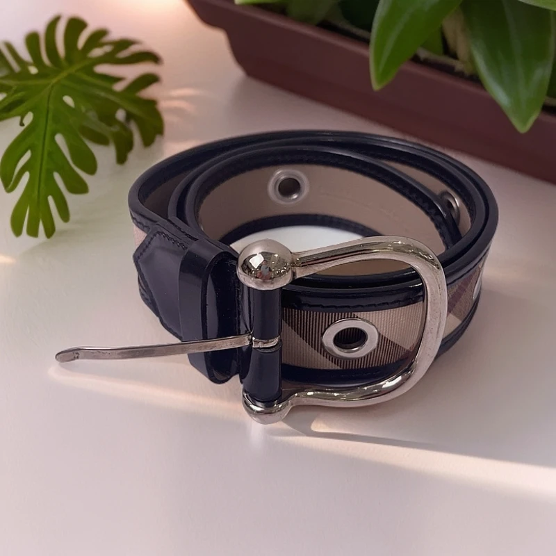 95新 BURBERRY/博柏利  黑色腰带 1353 3393