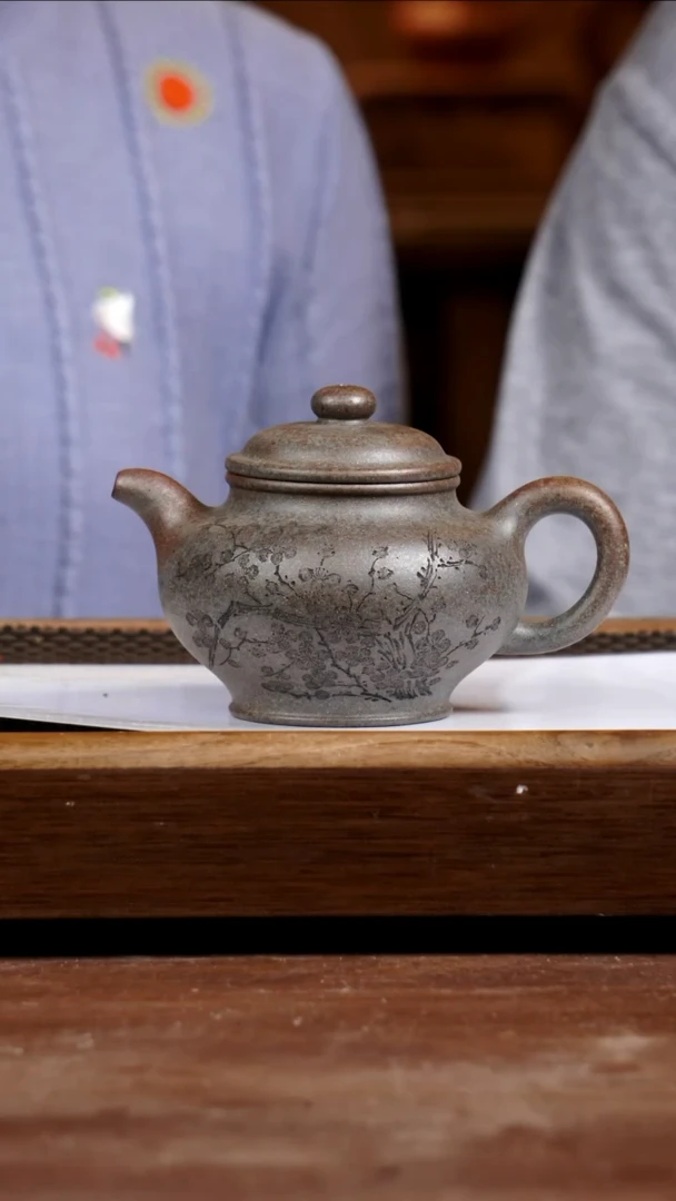 茶壶紫砂龙骨金砂掇只300CC