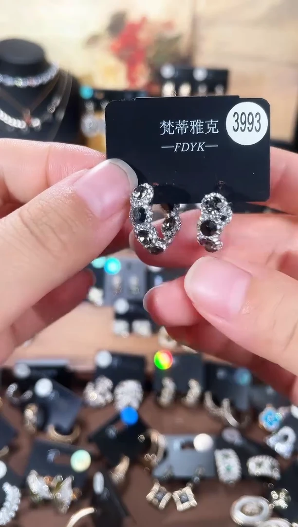 合金925银锆石梵3993