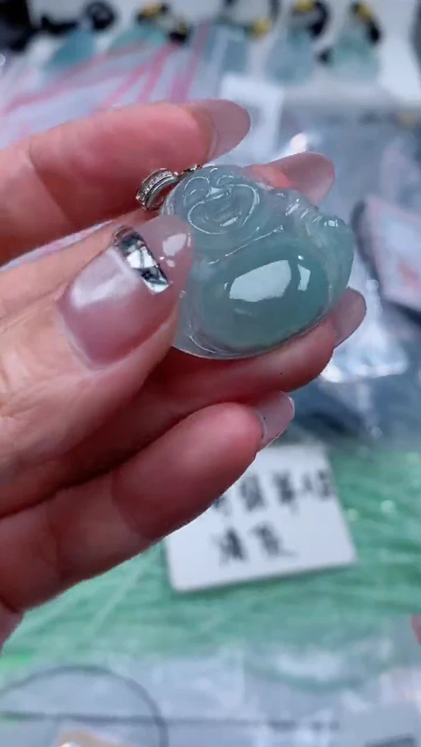 颈饰银S925镶嵌翡翠吊坠