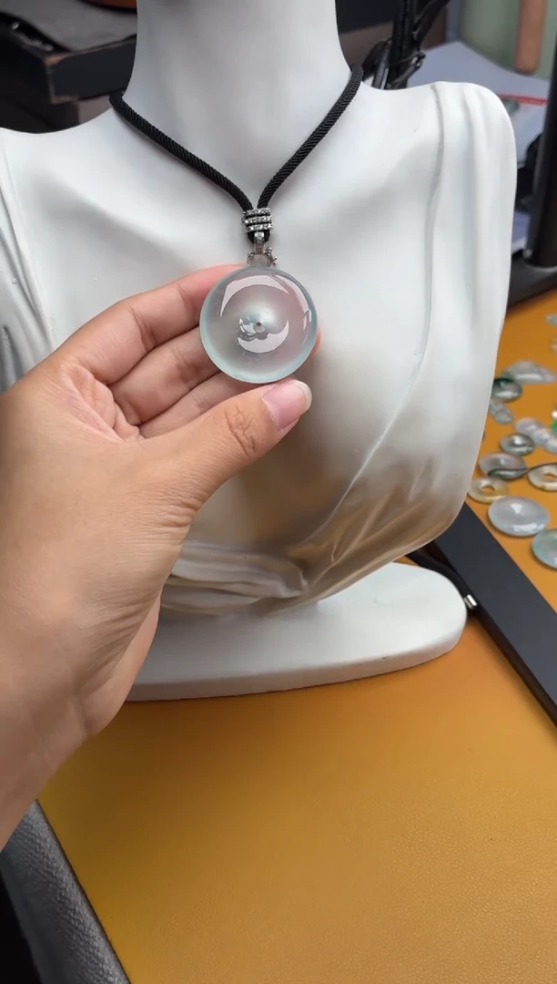 吊坠(不含链)未镶嵌翡翠19 平安扣 34 8.5