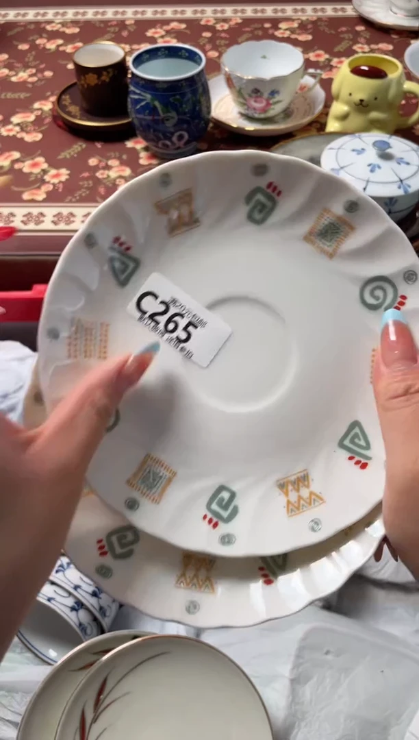 瓷片楼*瓷器瓷器C265
