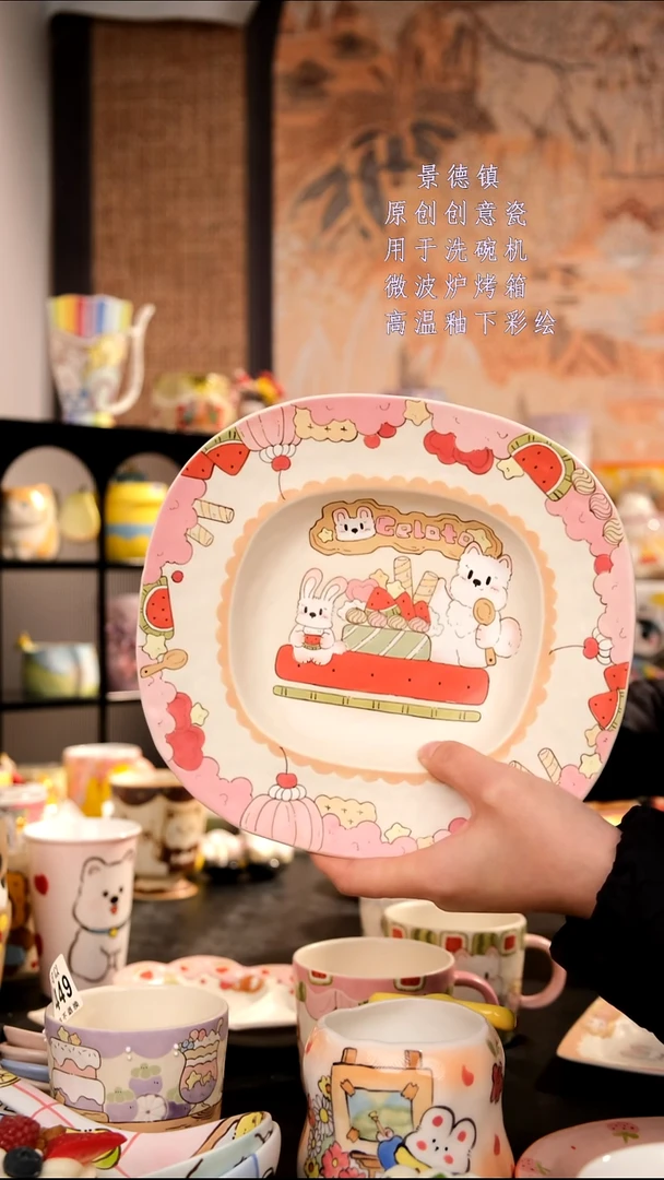 摆件陶旺的可以陶瓷设计师款