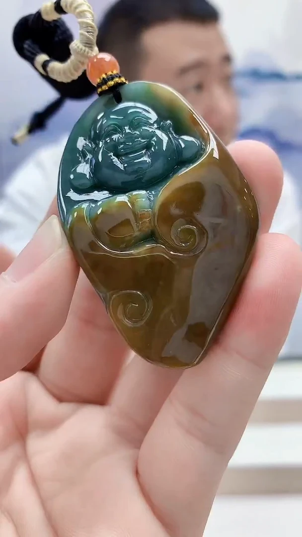 未镶嵌定制翡翠4898bb-毛货挂件45