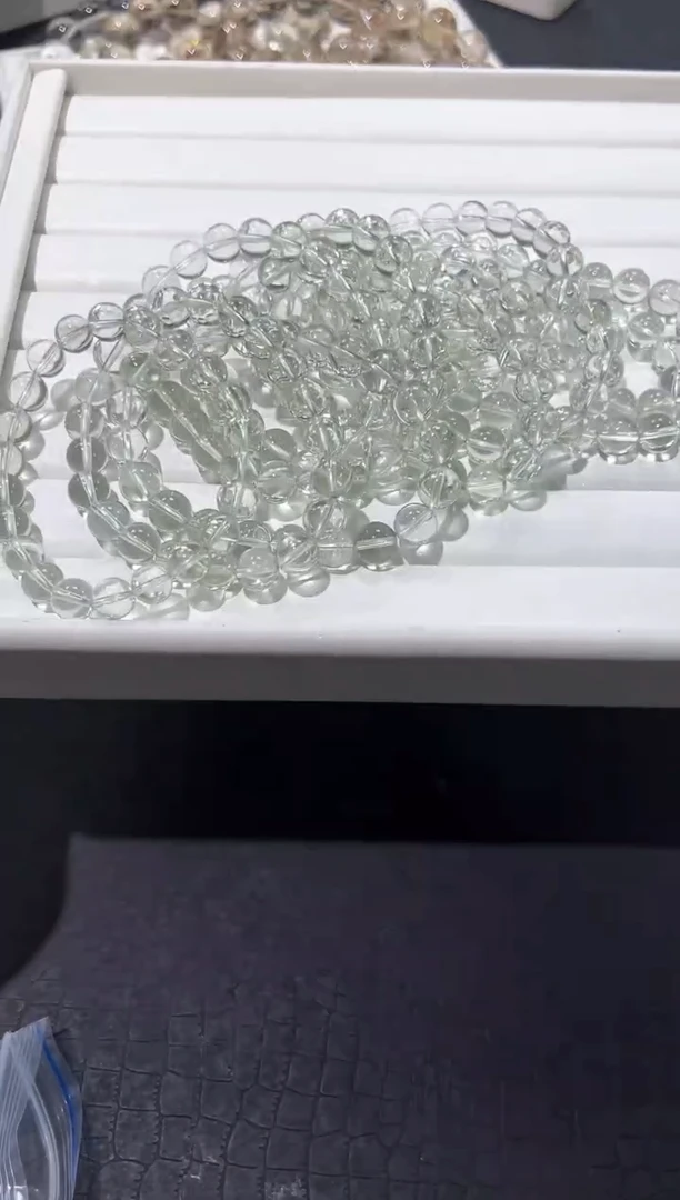 水晶手串未镶嵌32v多样性发其一【1条】默认微瑕9mm