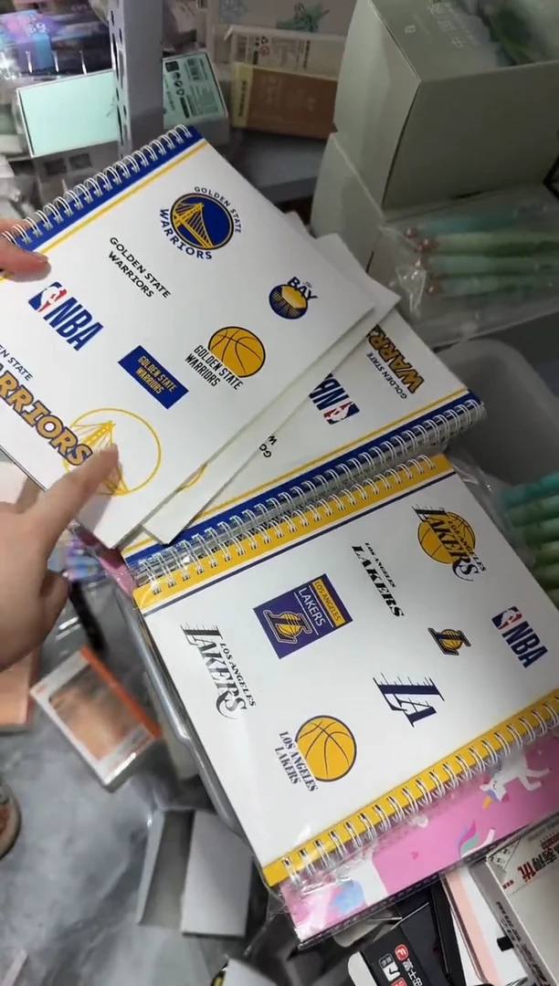 得力B54本+4本A5 NBA 线圈横线本共8本