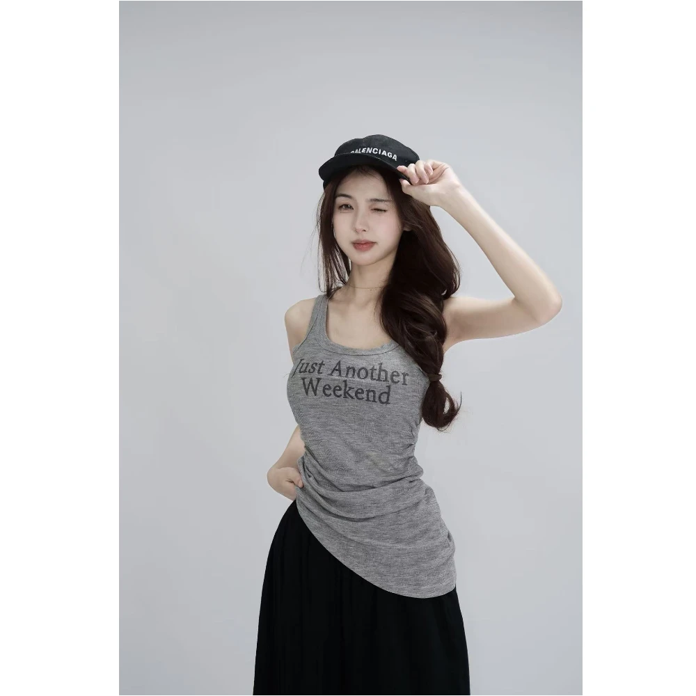 【XIAOBAWANG】欧美辣妹蝴蝶结别致短款潮流吊带风纯欲氛围感套装W