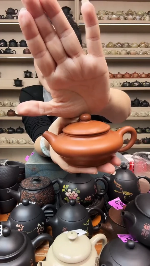壶瑕疵无礼盒网孔 复烧素壶 133