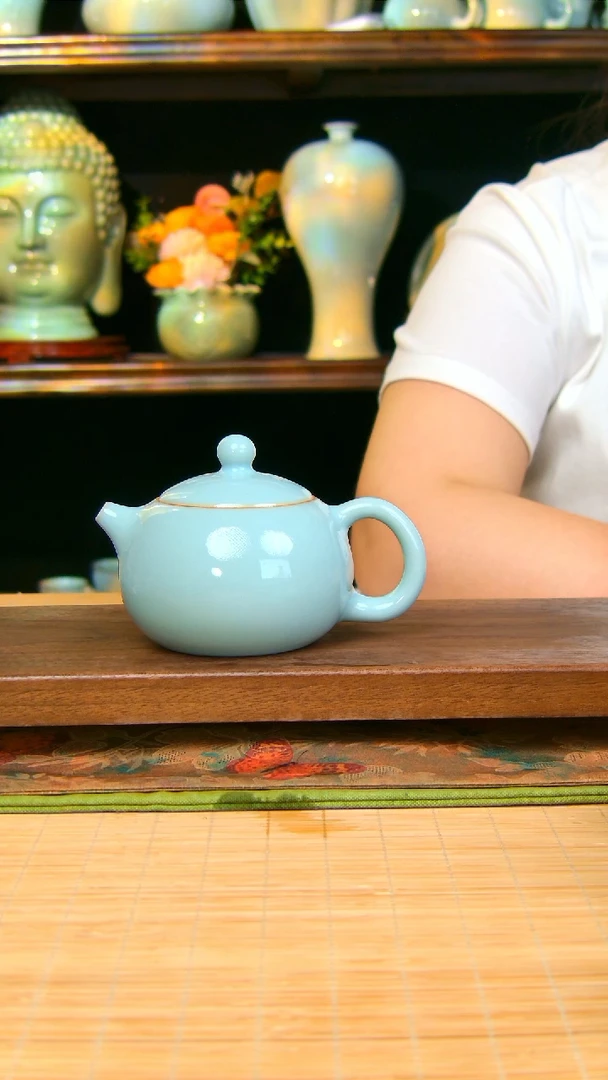 瓷片西施壶一壶全手工不完美