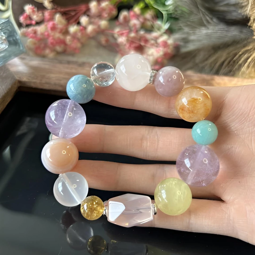 【双紫星】y1033【双紫星多宝】设计款多宝手链多样性发