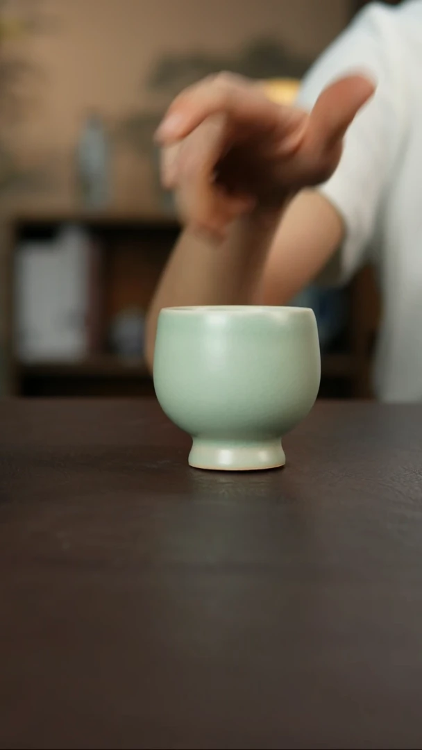 景德镇陶瓷杯碗柴烧多人