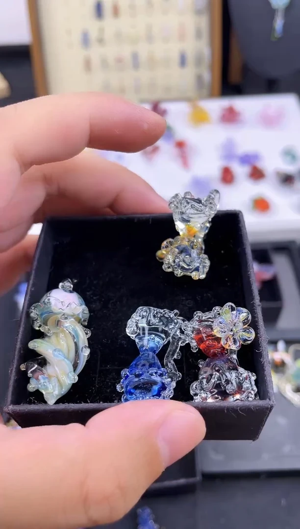 手工艺品琉璃泠水母1，沙漏3