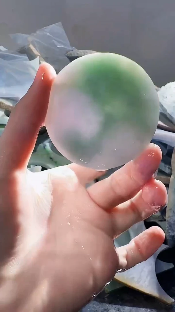 裸石翡翠缅甸翡翠A货文382