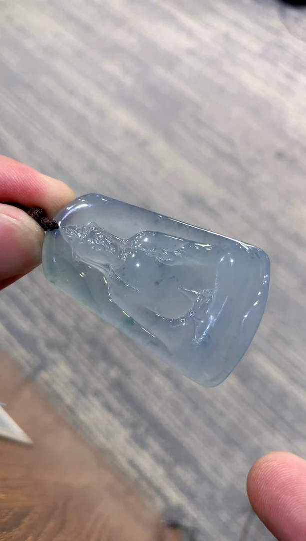 颈饰未镶嵌翡翠天然A货翡翠
