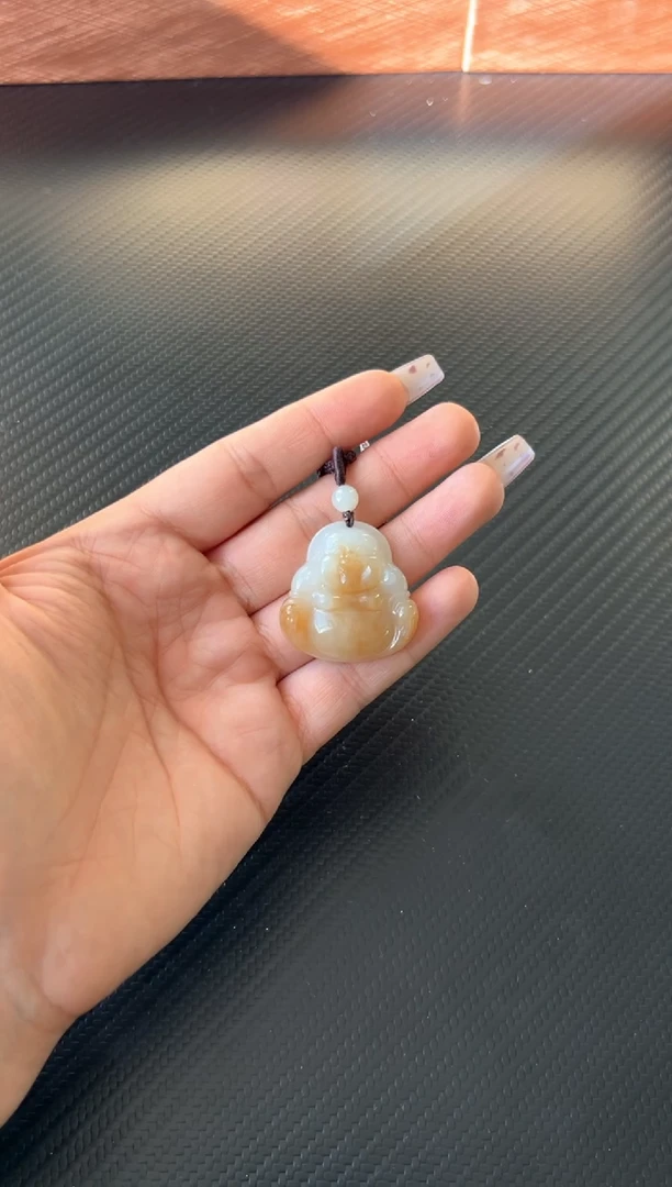 吊坠(赠链)未镶嵌和田玉若羌微色差吊坠j