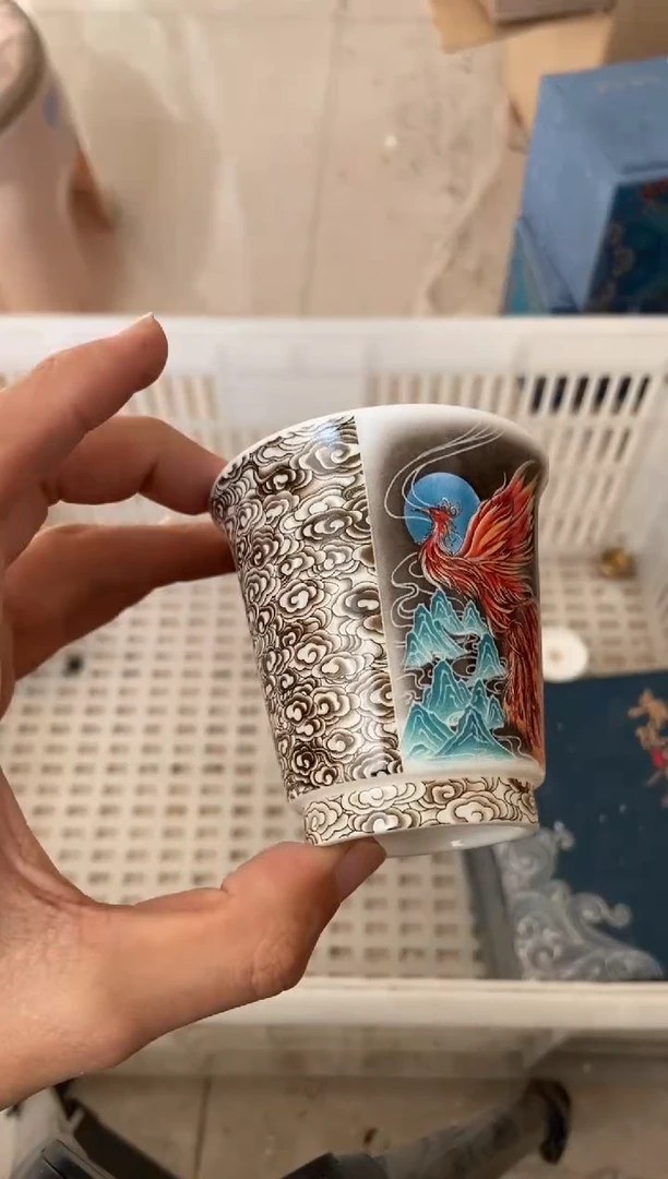 杯子瓷无运费险有瑕疵的摄影的产品有使用过的痕迹有点脏介意勿拍